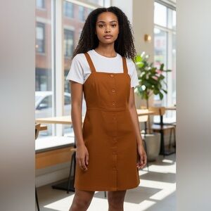 SHEIN EZwear, Corduroy Slip Dress Jumper, Fall/Winter, Medium / US 6